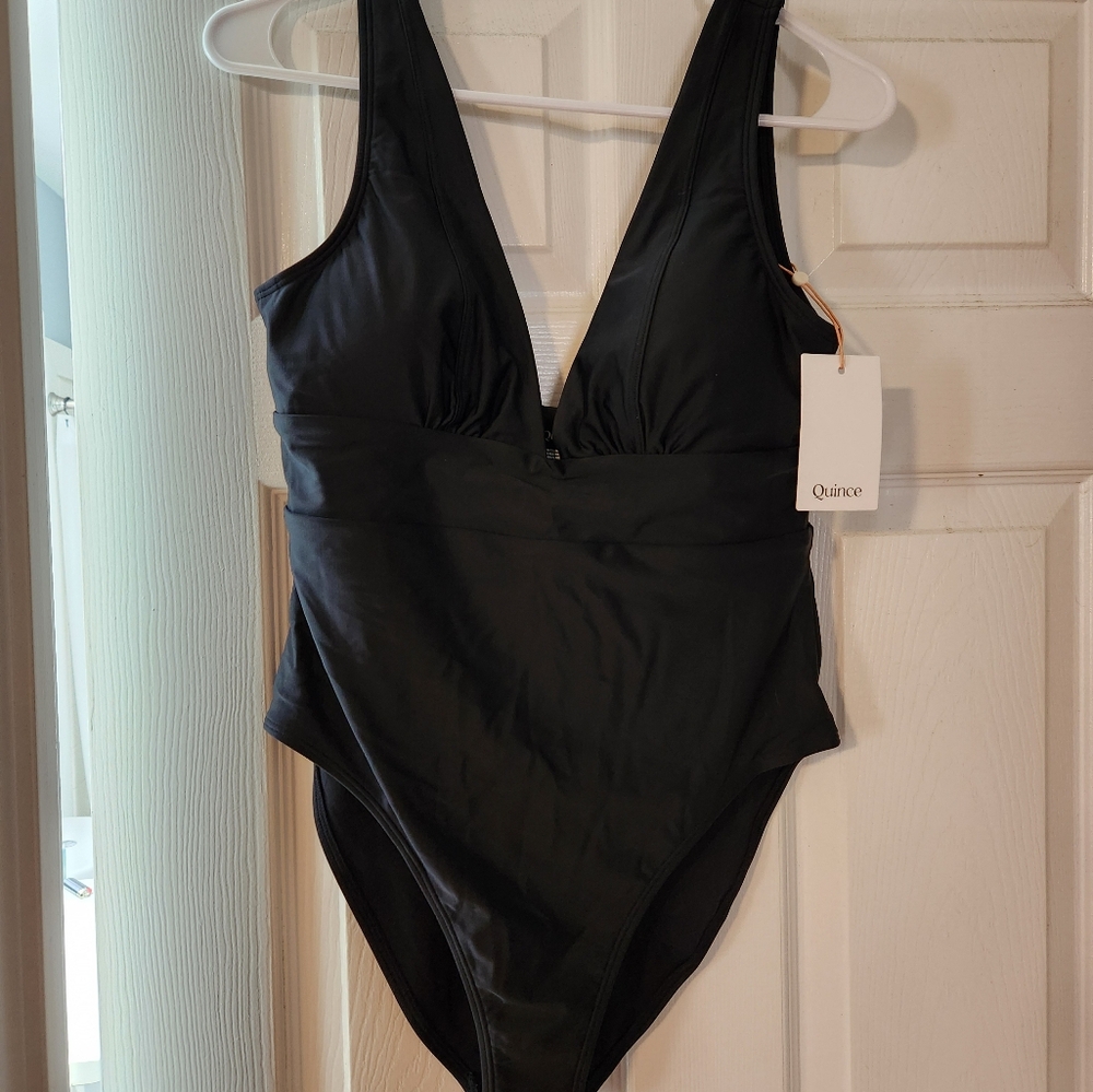 Quince Black Women's One-piece